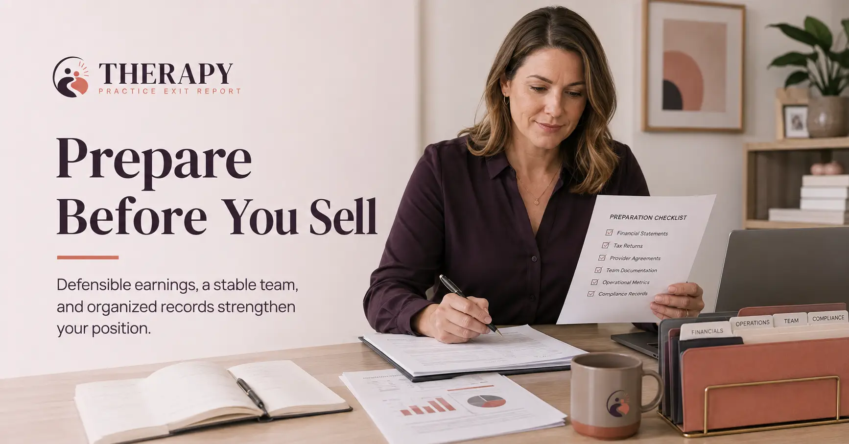 how to prepare a therapy practice for sale